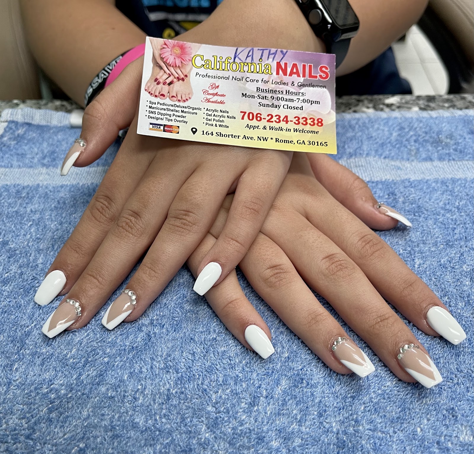 California Nails nail work in Rome, Georgia